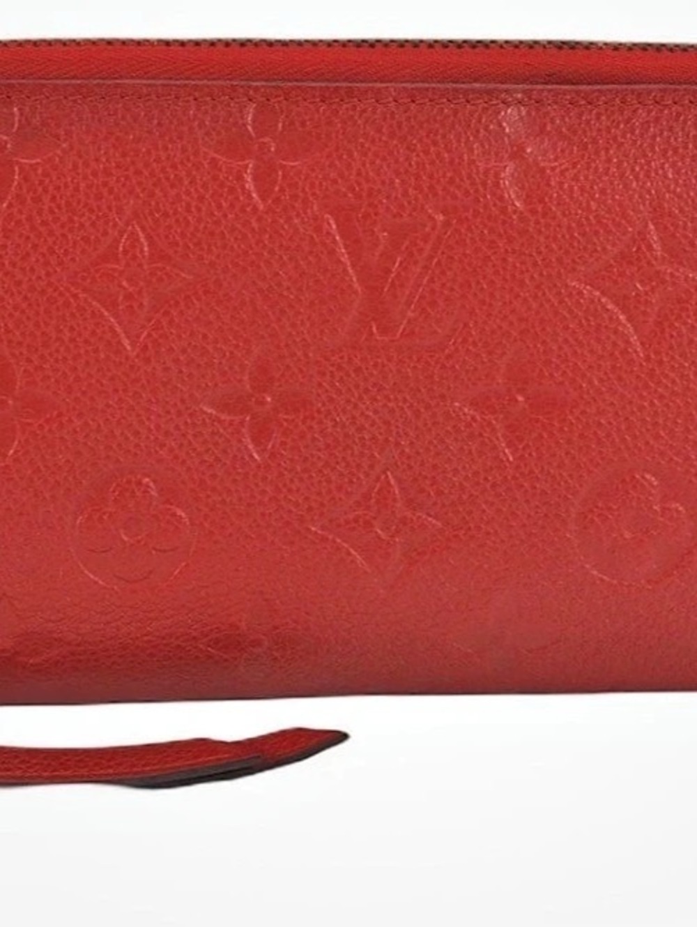 Louis Vuitton Zippy Wallet Monogram Empreinte Red